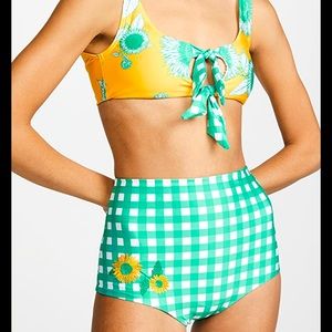 Anthropology Palmacea Sunflora Bikini 👙